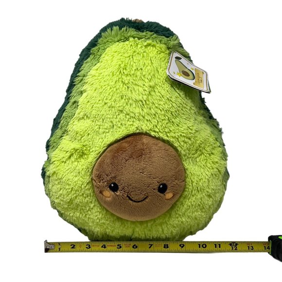 Squishable Comfort Food Avocado Plush Green Smiling 16" Tall NWT - Picture 2 of 8